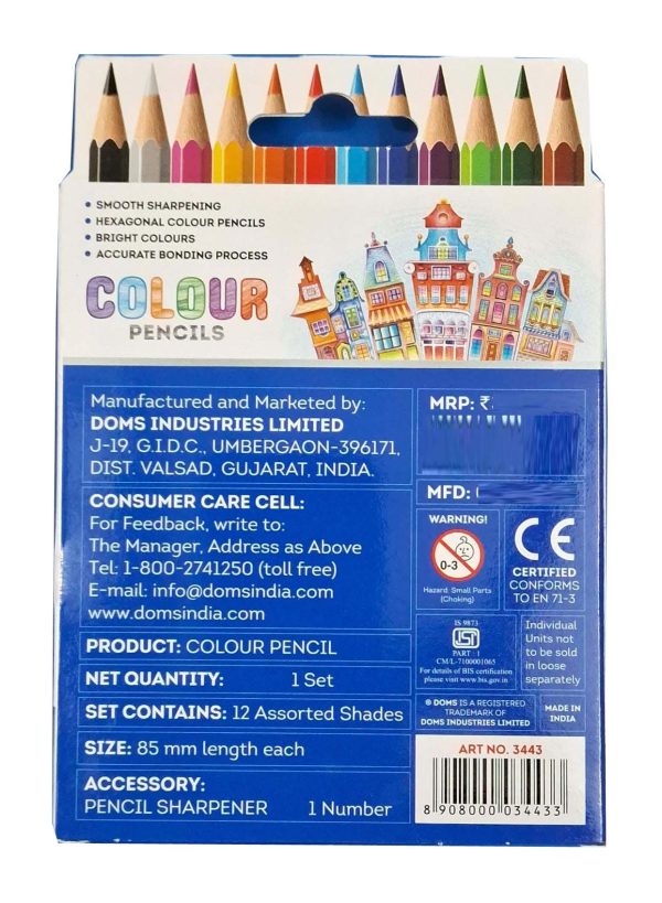 Doms Pencil Color12 Shade