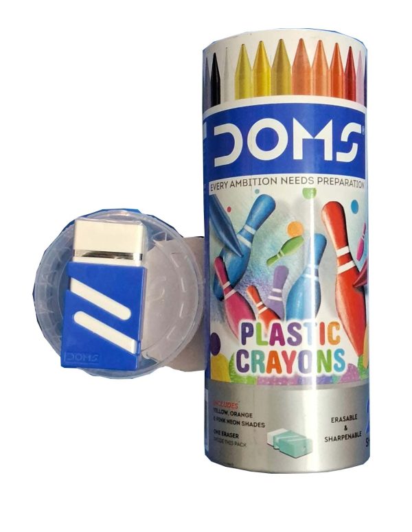 Doms Plastic Crayon 28Shade