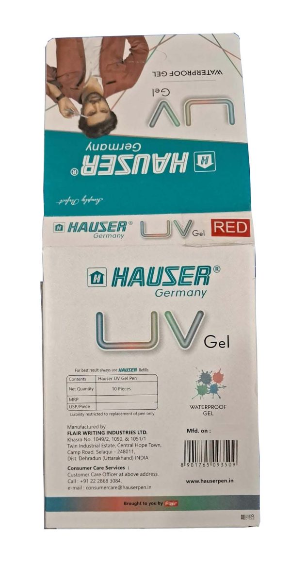 Hauser UV Gel Pen Red
