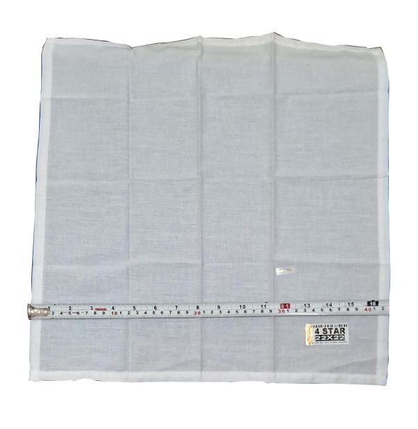 Premimum Cotton Plain White Hanky