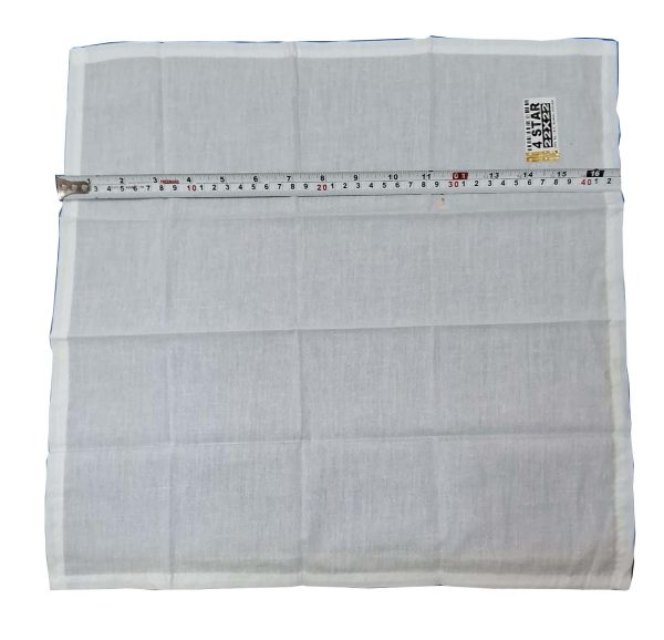 Premimum Cotton Plain White Hanky