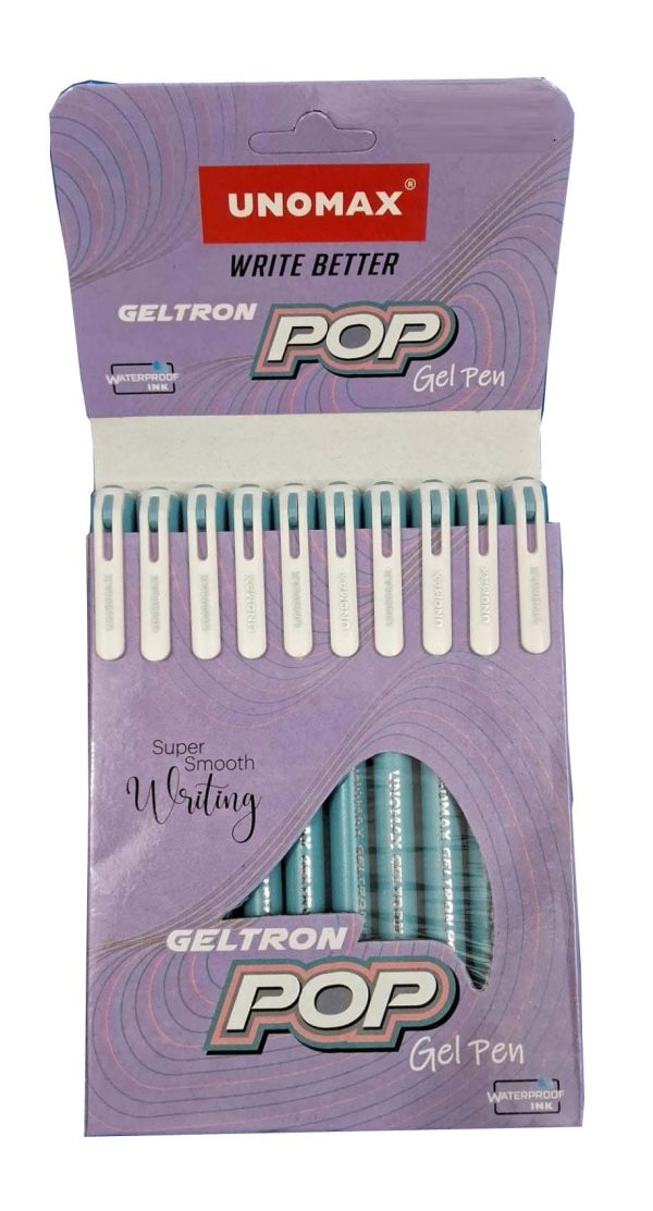 Unomax Geltron Pop Gel pen Blue