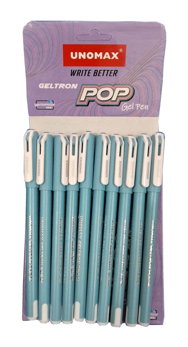 Unomax Geltron Pop Gel pen Blue
