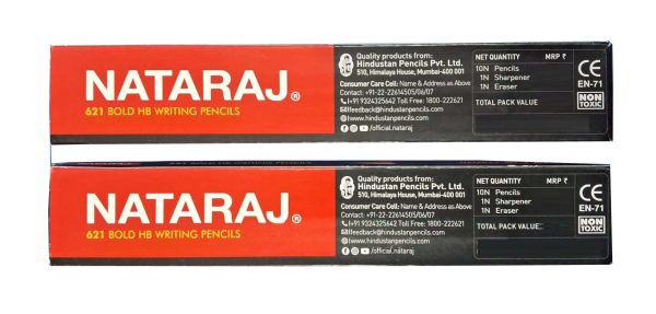 Natraj 621 Bold HB Pencil