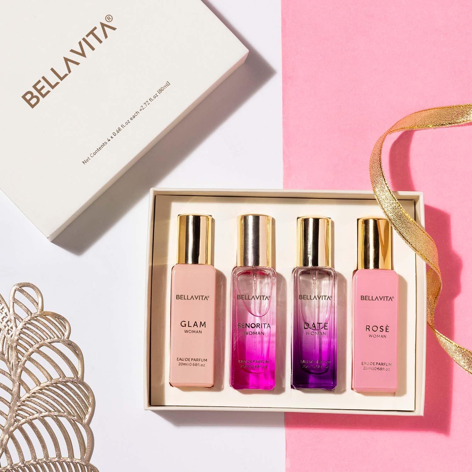 Bella Vita Luxury | Perfume Gift Set for Women 4x20ml | Gifts for Woman | Perfume for Woman | Date, Senorita, Glam, Rose Long Lasting EDP | Floral & Fruity Premium Fragrance - Image 5