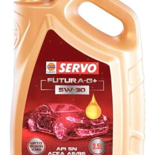 SERVO Futura G Plus Synthetic Engine Oil for Gen Petrol and Diesel Car/SUVs 5W-30, 3.5L