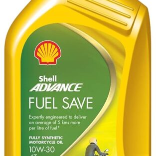 Shell Advance 4T Fuel Save 10W-30 (SN/MA2) Fully Synthetic Engine Oil for daily riders