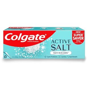 Colgate Active Salt Toothpaste, Germ Fighting Toothpaste